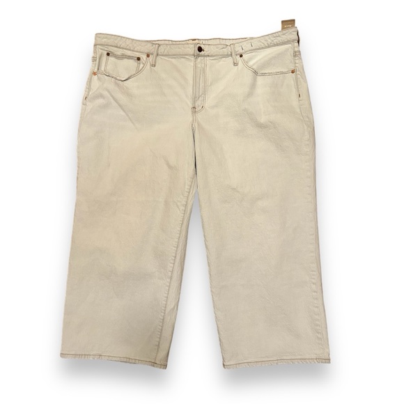 NWT Madewell Perfect Vintage Wide Leg Crop Jeans - Picture 3 of 7